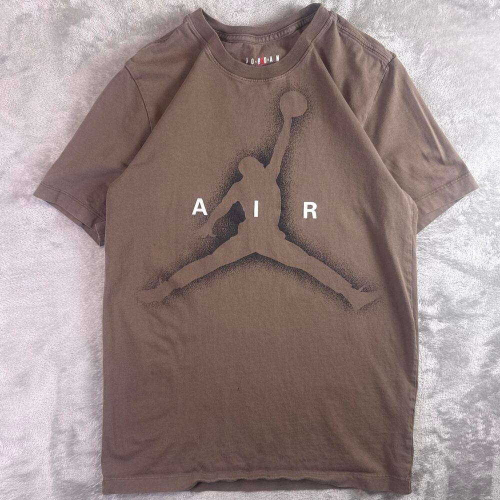 Jordan Jumpman Air Graphic Basketball T Shirt Brown Men’s Small